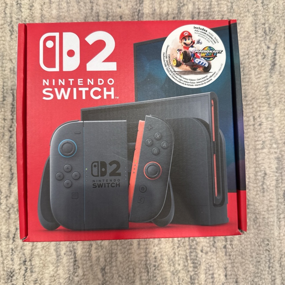 Nintendo Switch Console Red and Black